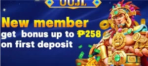 NEW MEMBER GET BONUS UP TO PHP258 ON FIRST DEPOSIT