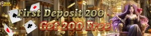 RICH QUEEN - FIRST DEPOSIT 200 GET 200 FREE